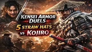 Ghost of Tsushima – Kensei Armor Duels | 5 Straw Hats & Kojiro (No Commentary)