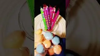 🌈 SOUR FIZZER STRAWBERRY FLAVOUR | CANDY POPS  #shorts #viral #asmr #trending #satisfying #candy