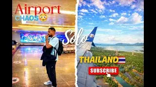 Airport Madness: First Solo Trip to Thailand 🇹🇭 | From Check-In to Takeoff