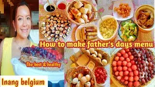 How to make father's days menu |Father's day food ideas |Happy father's days