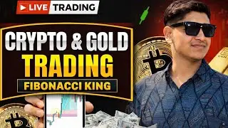 Live  Trading Gold and Crypto Future||Fibonacci levels||Jan 13 || Live Market Analysis ||