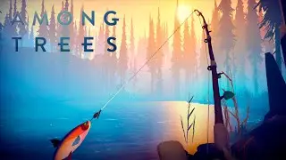 SOME BEAR SNEAKING AND FISHING -Among Trees Gameplay-