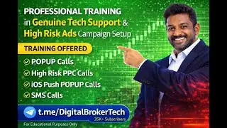 iOS Push POPUP Calls & BSOD POPUP Calls Training | High Risk PPC Secrets | TG : @DigitalBrokerOnline
