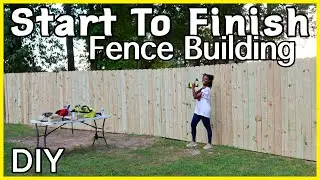 How To Build A Privacy Fence | Easy Fence Building