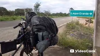 De Taiobeiras para Mirandópolis, MG. Tive que parar pra descansar. 