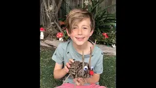 Christmas Craft with Wild Kindling - Pine Cone Rudolph