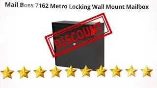 Mail Boss 7162 Metro Locking Wall Mount Mailbox  | Review and Discount