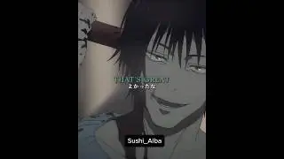 Not Zenin That's Great    Toji Fushiguro Edit   Memory Reboot Ultra Slowed
