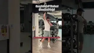Save this golf workout so you can try it out next time you&rsquo;re at the gym 💪 Dumbbells are the only