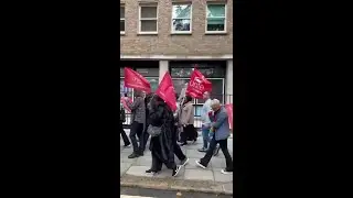 Striking workers unhappy with outsourced contracts
