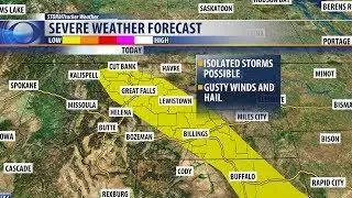 Widespread storms this afternoon, some severe