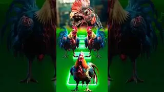 Zombie Rooster🐓| Tiles Hop Animals Dance #tileshop #tileshopedmrush #tileshopgameplay #tileshopgame