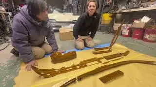 Wood paint on genuine wood interior of Mercedes Benz