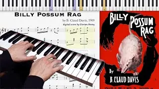 Billy Possum Rag by Claude Davis (1909, Ragtime piano)
