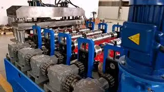 Metal Tiles Panel Roof Steel Glazed Tile Making Roll Forming Machine