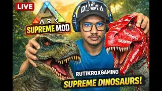 #shortlive SUPREME  DINOSAURS LIVE 😱 |Live Stream Hindi ARK Supreme Mod | RutikroxGaming #shortlive