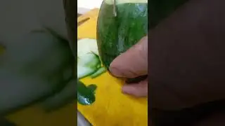 Peeling skin #papaya #shortsvideo