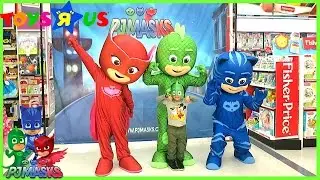 Troy Meets and Greet PJ MASKS Catboy, Owelette and Gekko TBTFUNTV