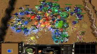 100 Murloc Units (With Type) vs 7 Blademaster (With Skills) 1080p