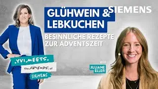 Ros&eacute;-Gl&uuml;hwein und saftiger Lebkuchen dank Siemens Backofen | Yvi meets Juliane Eller