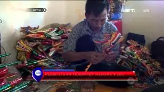 Jelang Tahun Baru, Perajin Terompet di Jember Sepi Pesanan -NET24