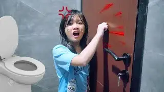 SALSA TERKUNCI DI KAMAR MANDI 🥵 MAMAH PANIK