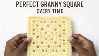 CROCHET GRANNY SQUARE TUTORIAL | SIMPLE & NEAT FINISH / step by step guide👌