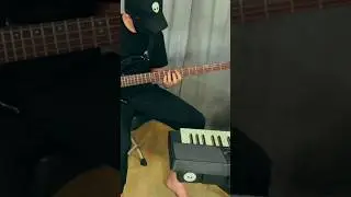 Красиво. Соло. Бас-гитара, фортепиано. Полная версия на канале. #rockbass #piano
