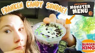 Burger King Franken Candy Sundae Review! #shorts #funny #youtubeshorts #short #trending #viralvideo