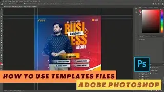 How To Use Templates Files In Adobe Photoshop || Tutorial || 2025 || Part 2 