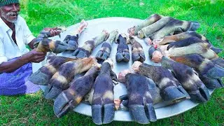 MONSTER WILD BULL LEG SOUP RECIPE | Traditional village food