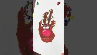 Christmas Handprint Craft Ideas || art&craft_by_anu || Christmas Time 