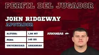 NFL Draft 2022: Conoce el perfil de John Ridgeway, tackle defensivo de Arkansas !