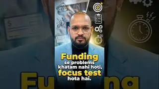 Funding se problems khatam nahi hoti,focus test hota hai.#rokdaguru #startuplife #funding