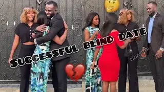 After a successful blind date the gold digger that rejected him came to interrupt the show hmm