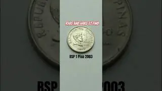 Rare And Hard To Find BSP 1 Piso 2003 Frosted #shorts #rare #frostcoin #piso #coin #money #cash