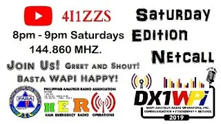 4I1ZZS TV:AMATEUR RADIO:DX1WPI Net Call Live ! (Nov 21, 2020) Philippines