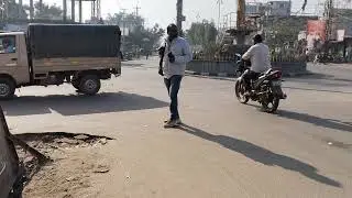 Relaxing Sounds of Indian Village Traffic 🚦| The Unique Soundscape of Rural Indian Roads