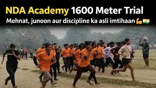 NDA Academy 1600 Meter Trial #defence 🔥🔥🔥