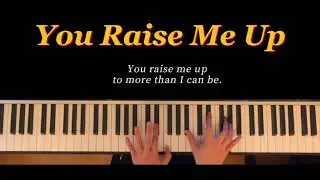 【You Raise Me Up】ユーレイズミーアップ ピアノソロアレンジ/Piano solo arrange カノン楽譜使用