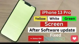 IPHONE 13 PRO MAX 📱 GREEN WHITE YELLOW SCREEN PROBLEM DONE 👍  || Iphone 16 iphone 15 iphone 14 Al