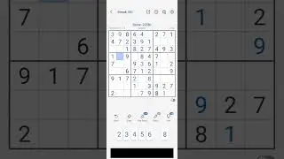 solving expert level sudoku #sudokusolver #expertsudoku #gameplay
