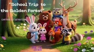 Story for Kids_ Adventure in the Golden Forest #kidsvideo #cartoon #story #children #cute #disney