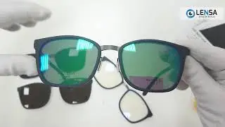 Unboxing rame ochelari de vedere barbati clip-on THEMA U-246 M04  &ndash; LENSA.RO