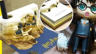 Harry Potter Hogwarts Castle notepad reveal unboxing