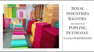 Balotra Popline Petticoat Nighty Fabric quality cotton cloth Manufacturing fast colour wholesale