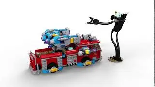 Lego 70436 Hidden Phantom Fire Truck 3000