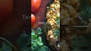 Tomato Briyani 🍅 #shorts #cookingshorts #tomatobiryani #mayuskitchen