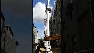 Boiler chimney installing
