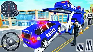 Police Cargo Vehicle Transport - Transporting Monster Truck in Cargo Plane - Android GamePlay